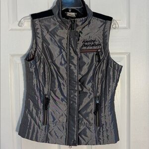 Harley-Davidson Vest - Out Breezeway Puffer Silver Small 97598-17VW